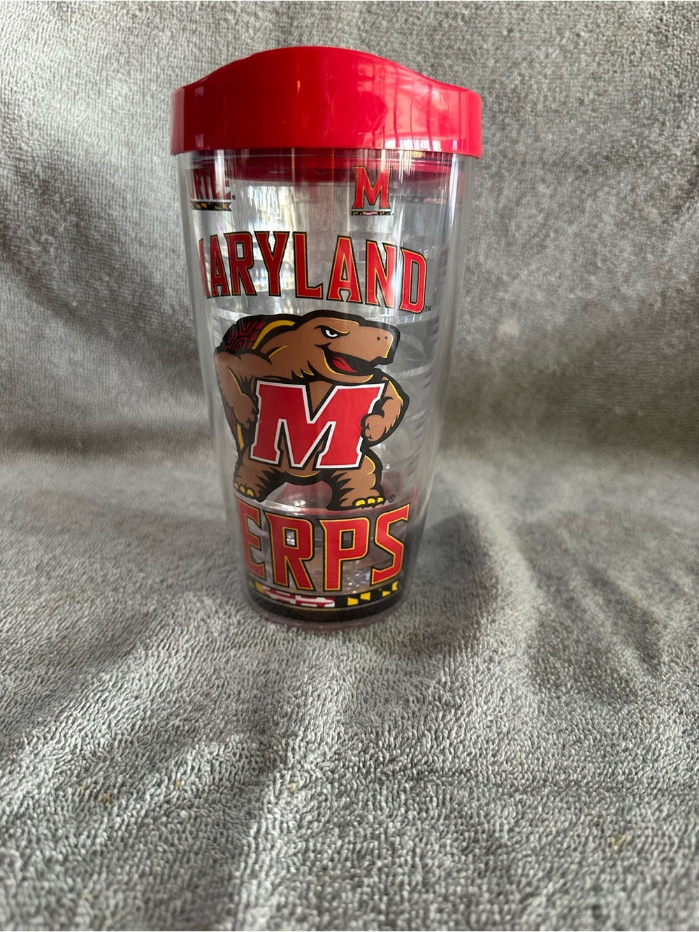 University of Maryland Terrapins Tervis-Style Tumbl er - Red Clear